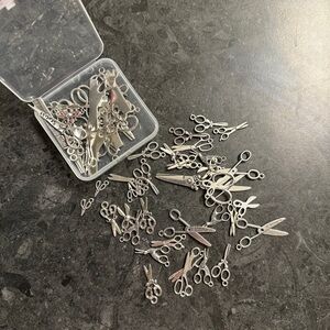 Scissor charms